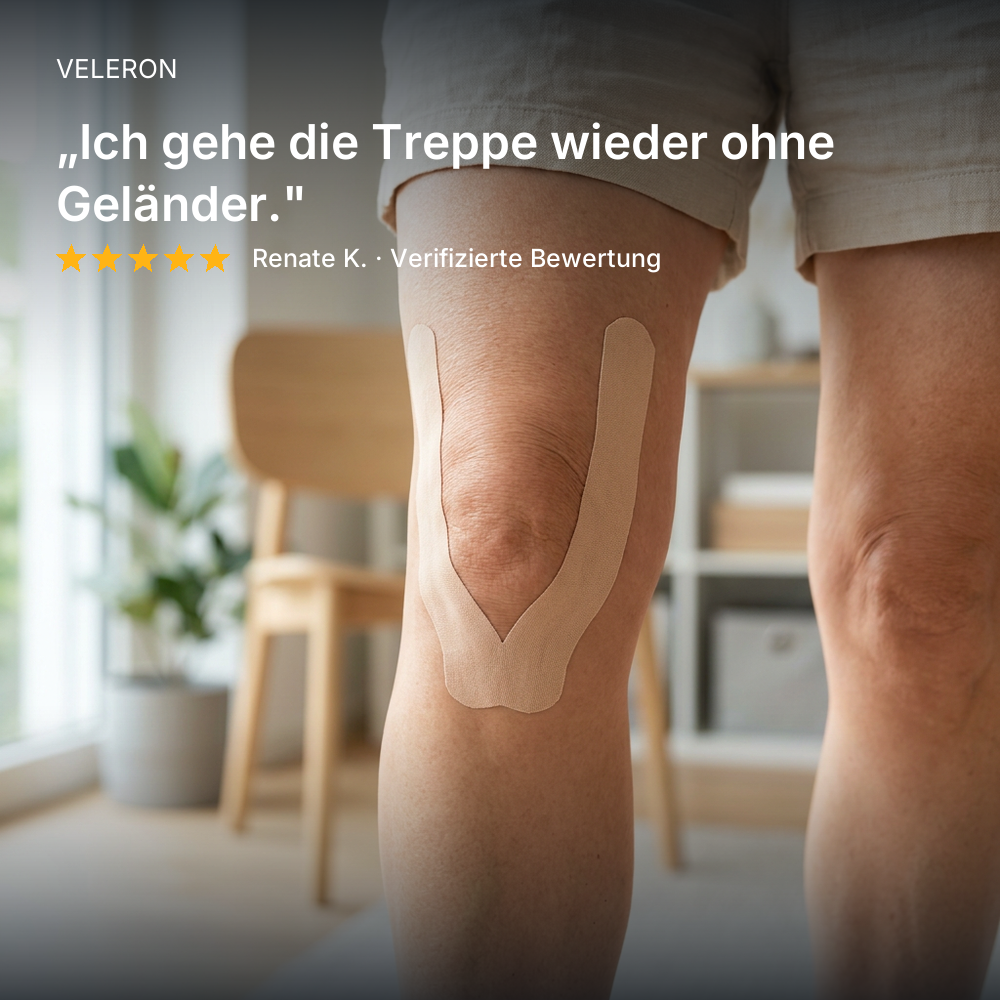 Kundin: Ich gehe die Treppe wieder ohne Geländer