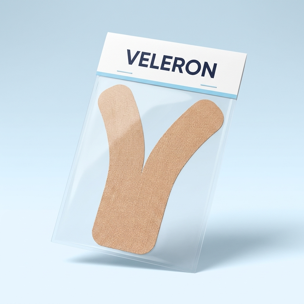 VELERON Knie-Tape Packung mit vorgeschnittenem Y-Tape