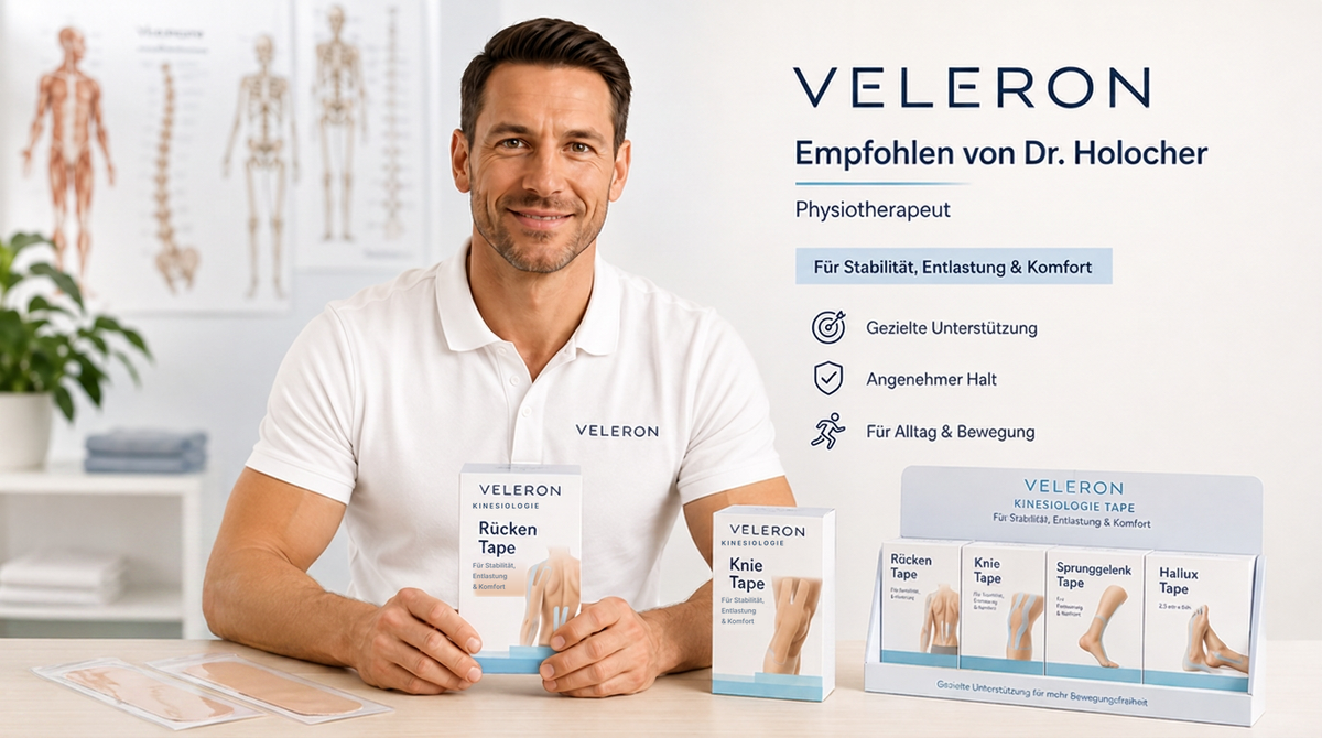 VELERON Gelenk-Tapes — Einschätzung aus der physiotherapeutischen Praxis