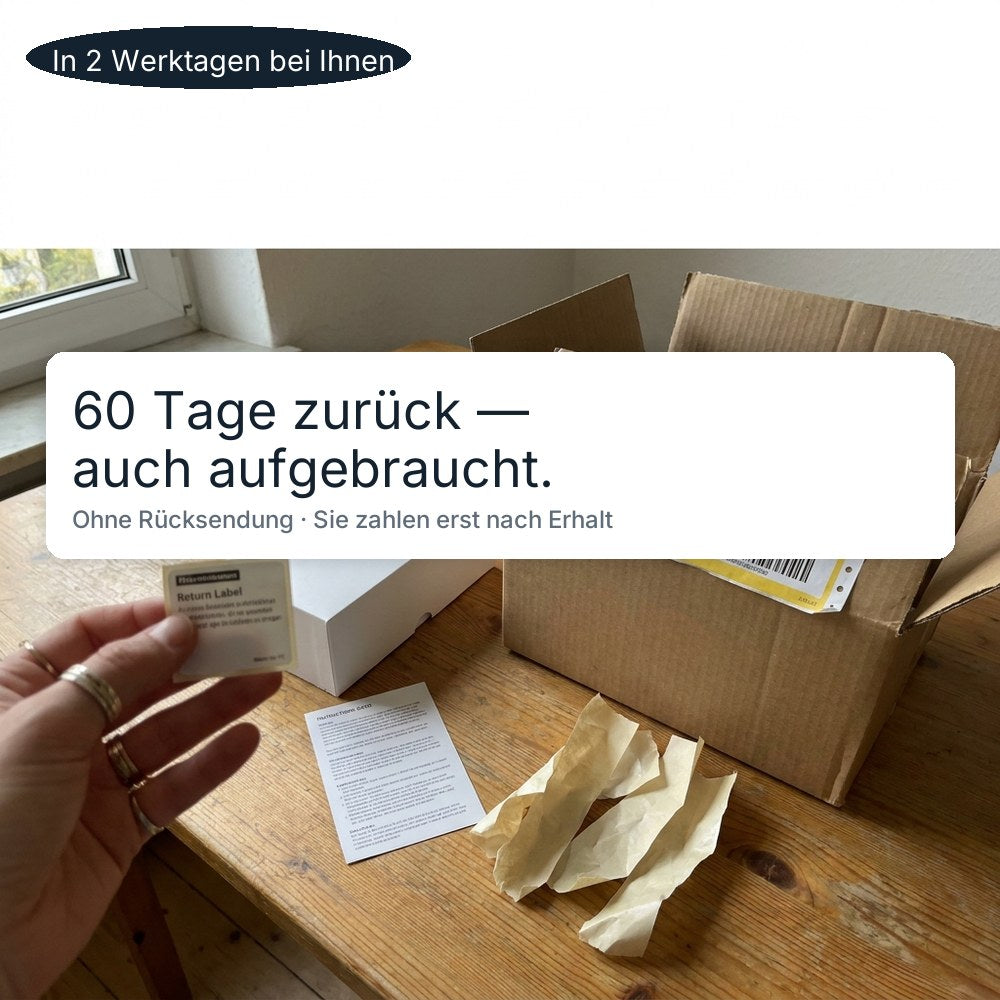 Kann ich zurückgeben, wenn es nichts für mich ist?